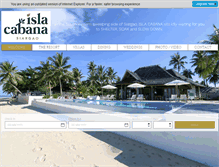Tablet Screenshot of islacabanaresort.com